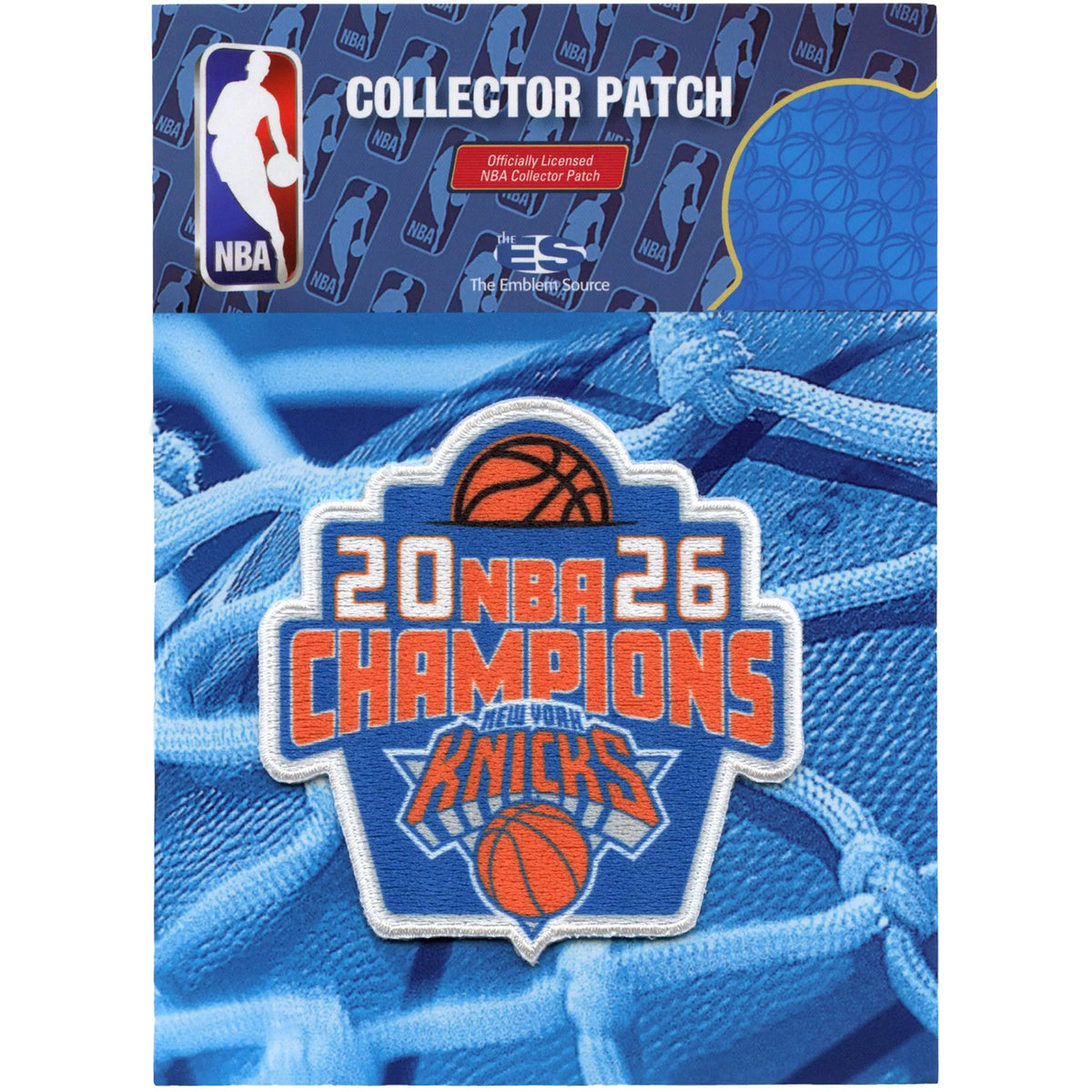 2026 NBA Finals Champions Official Patch New York Knicks (Pre 