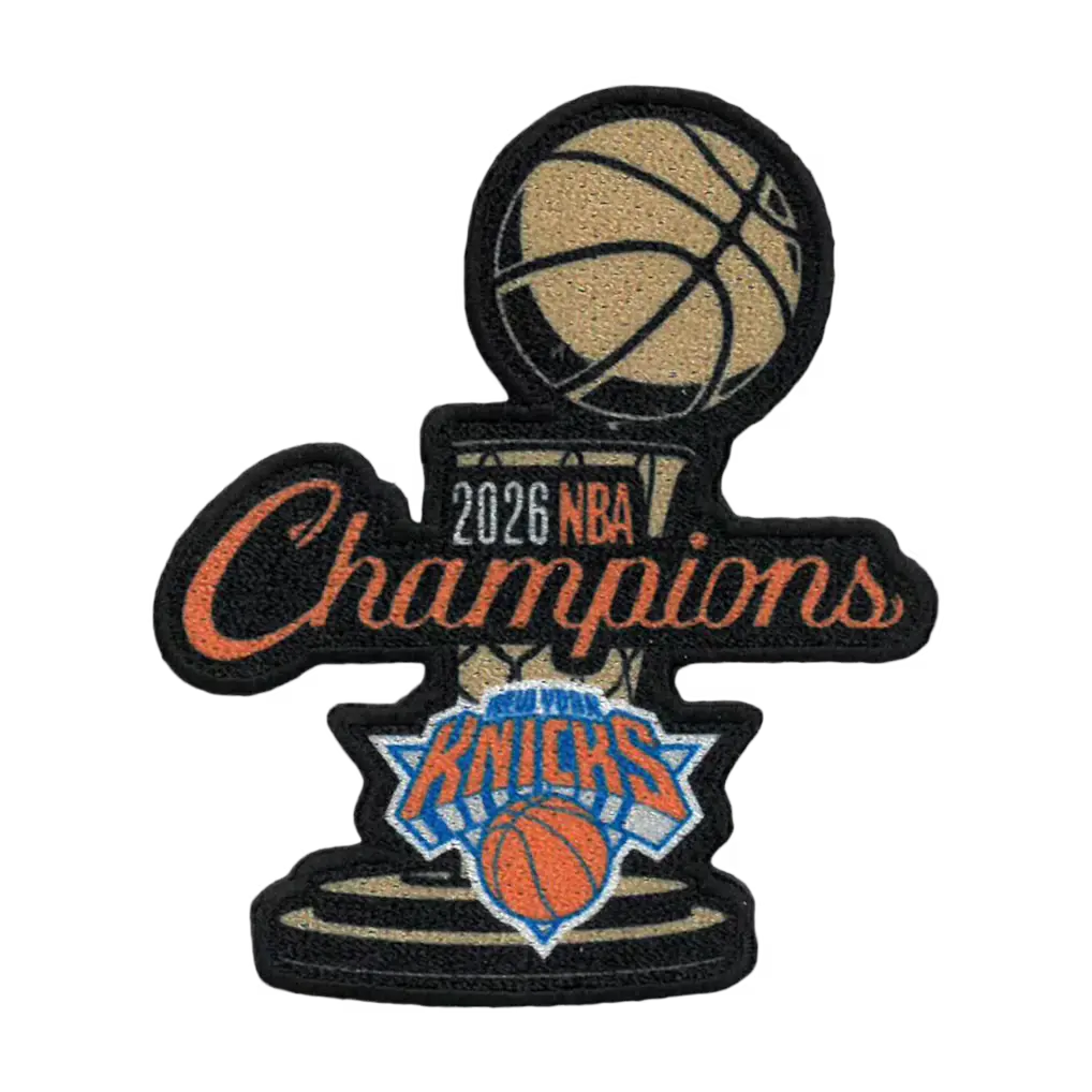 2026 NBA Finals Champions Official Trophy Patch New York Knicks (Pre-Order)