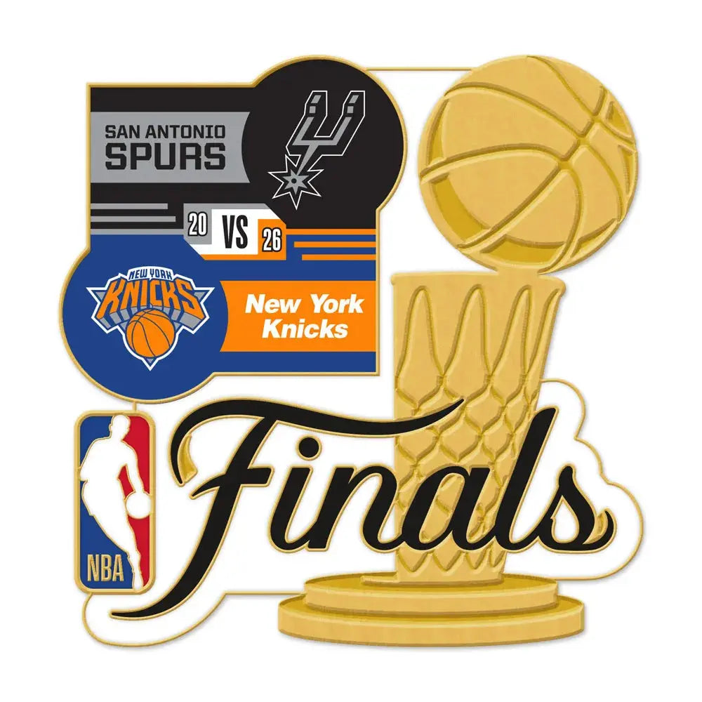 2026 NBA Finals Dueling Pin New York Knicks vs San Antonio Spurs