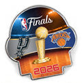2026 NBA Finals Dueling Pin New York Knicks vs San Antonio Spurs