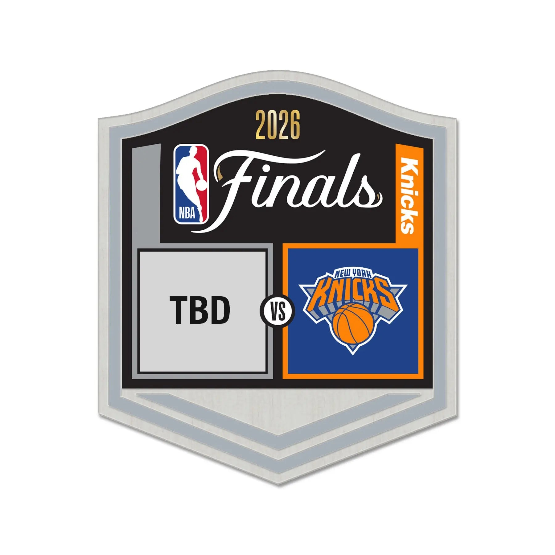 2026 NBA Finals Dueling Pin New York Knicks vs TBD