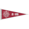 2026 NCAA College National Champions Indiana Hoosiers Classic Pennant