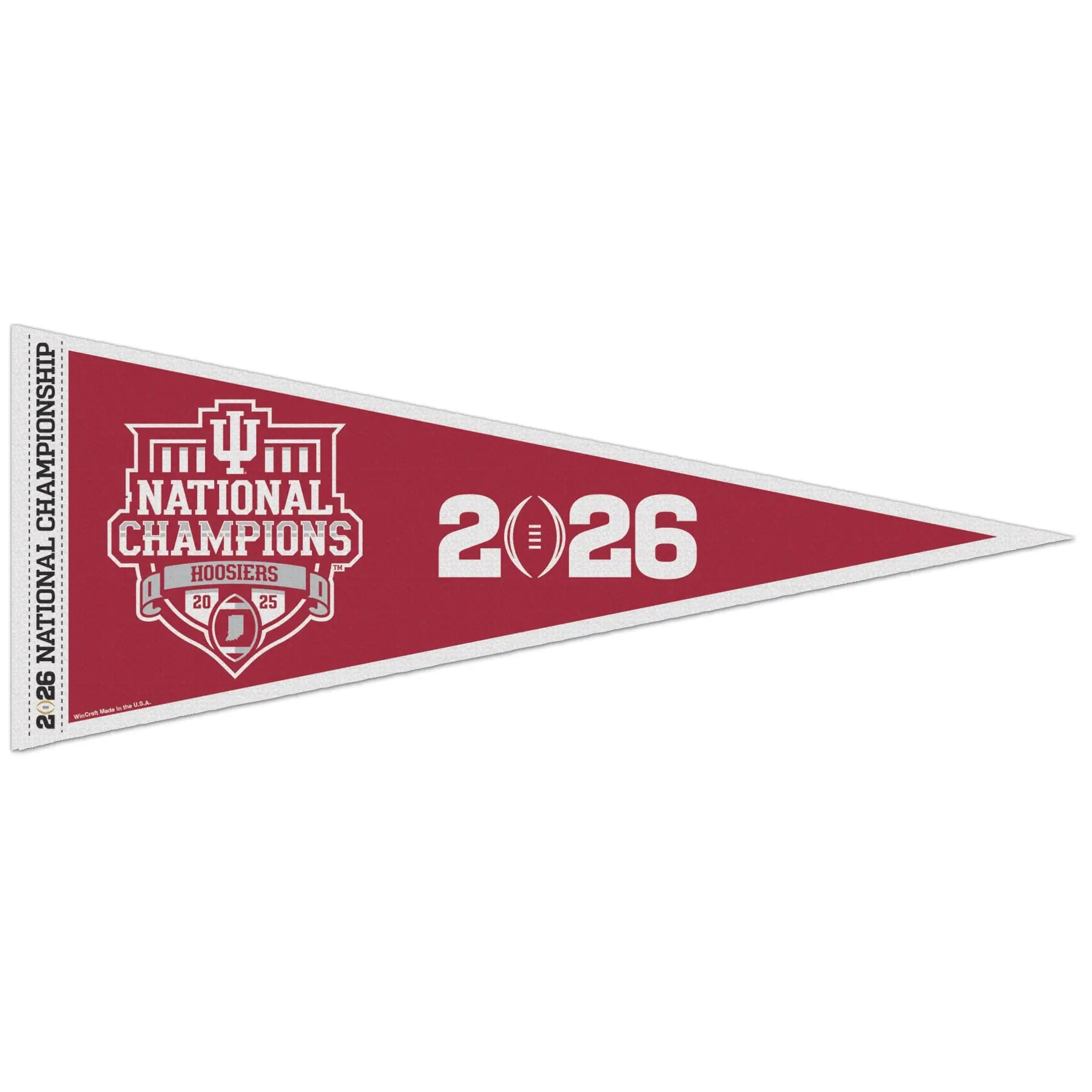 2026 NCAA College National Champions Indiana Hoosiers Classic Pennant