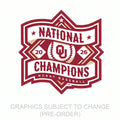 2026 NCAA Men's College World Series Champions Oklahoma Sooners Jersey Patch