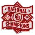 2026 NCAA Men's College World Series Champions Oklahoma Sooners Jersey Patch