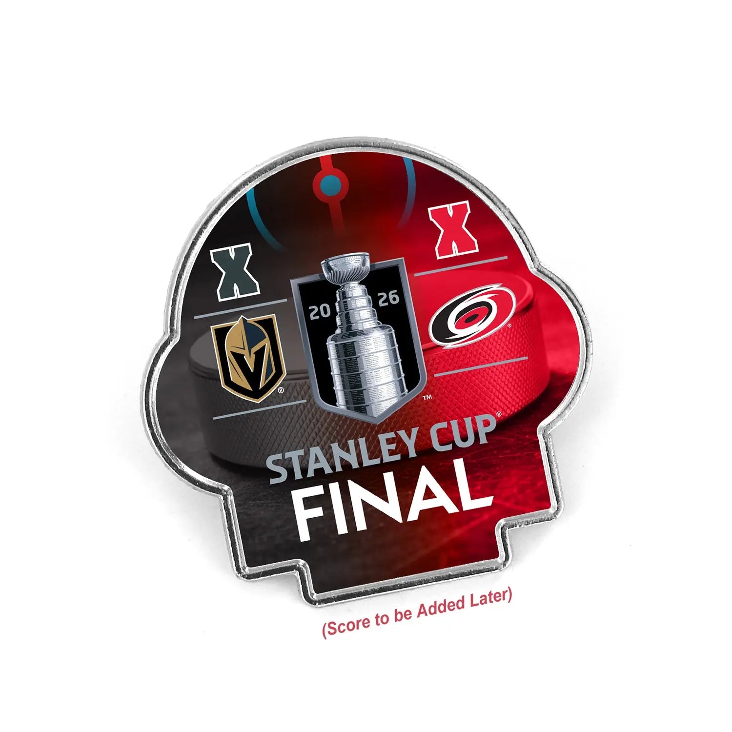 2026 NHL Stanley Cup Final Champions Score Pin