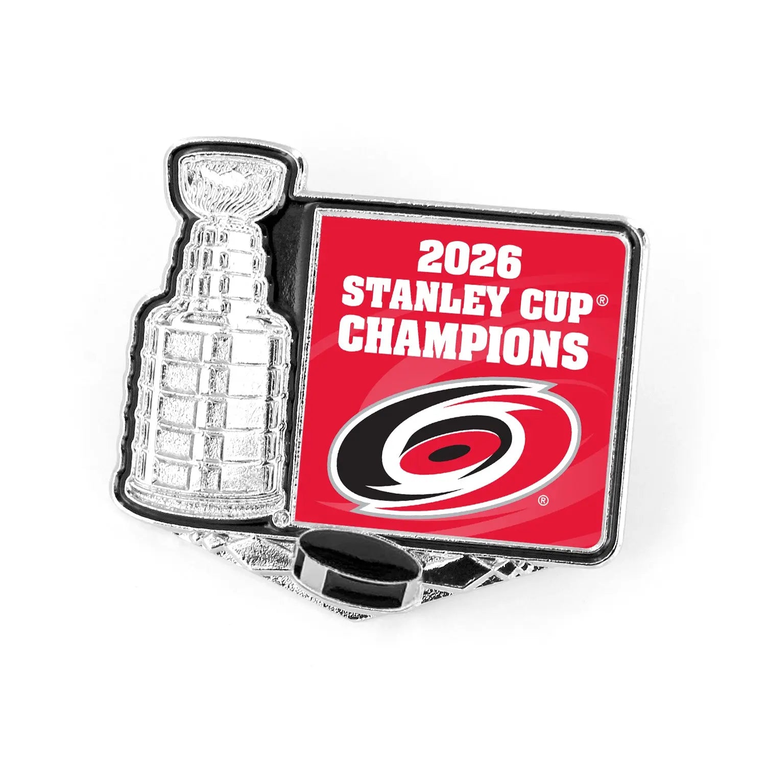 2026 NHL Stanley Cup Final Champions Throphy Pin Carolina Hurricanes