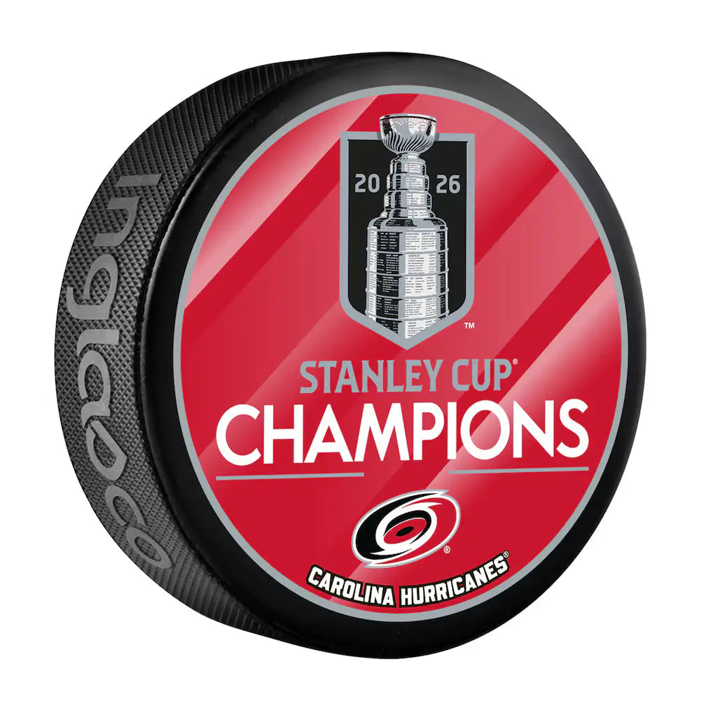 2026 Stanley Cup Final Champions Puck Carolina Hurricanes