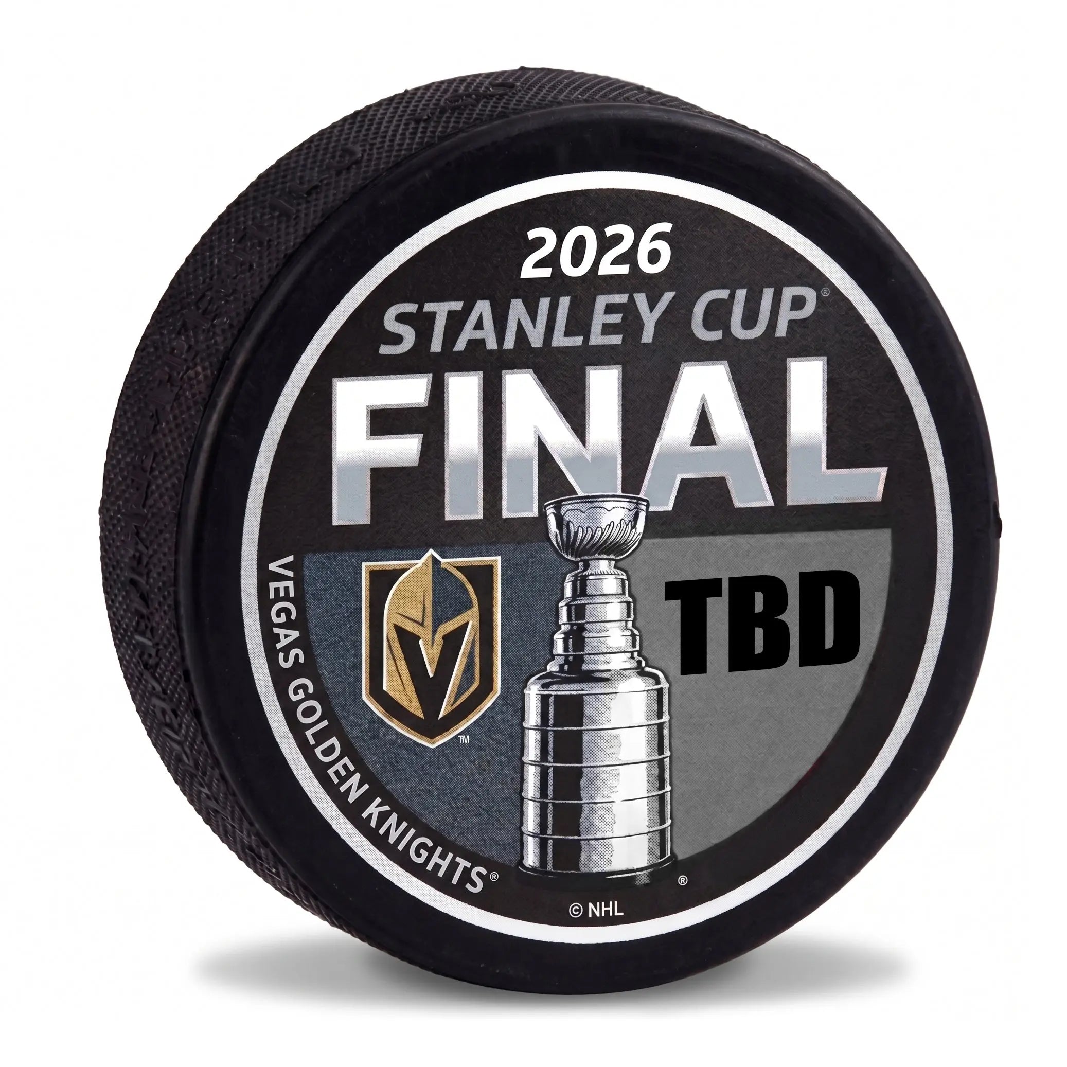 2026 Stanley Cup Final Dueling Puck Las Vegas Golden Knights Vs TBD (Pre-Order)