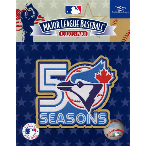2026 Toronto Blue Jays 50 Seasons Team Anniversary Season Jersey Woven Patch