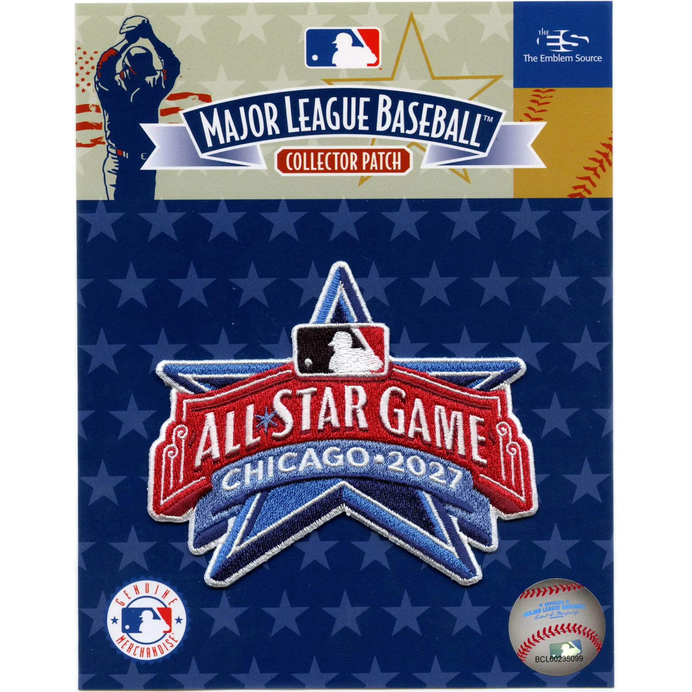 2027 MLB All Star Game Embroidered Jersey Patch Chicago