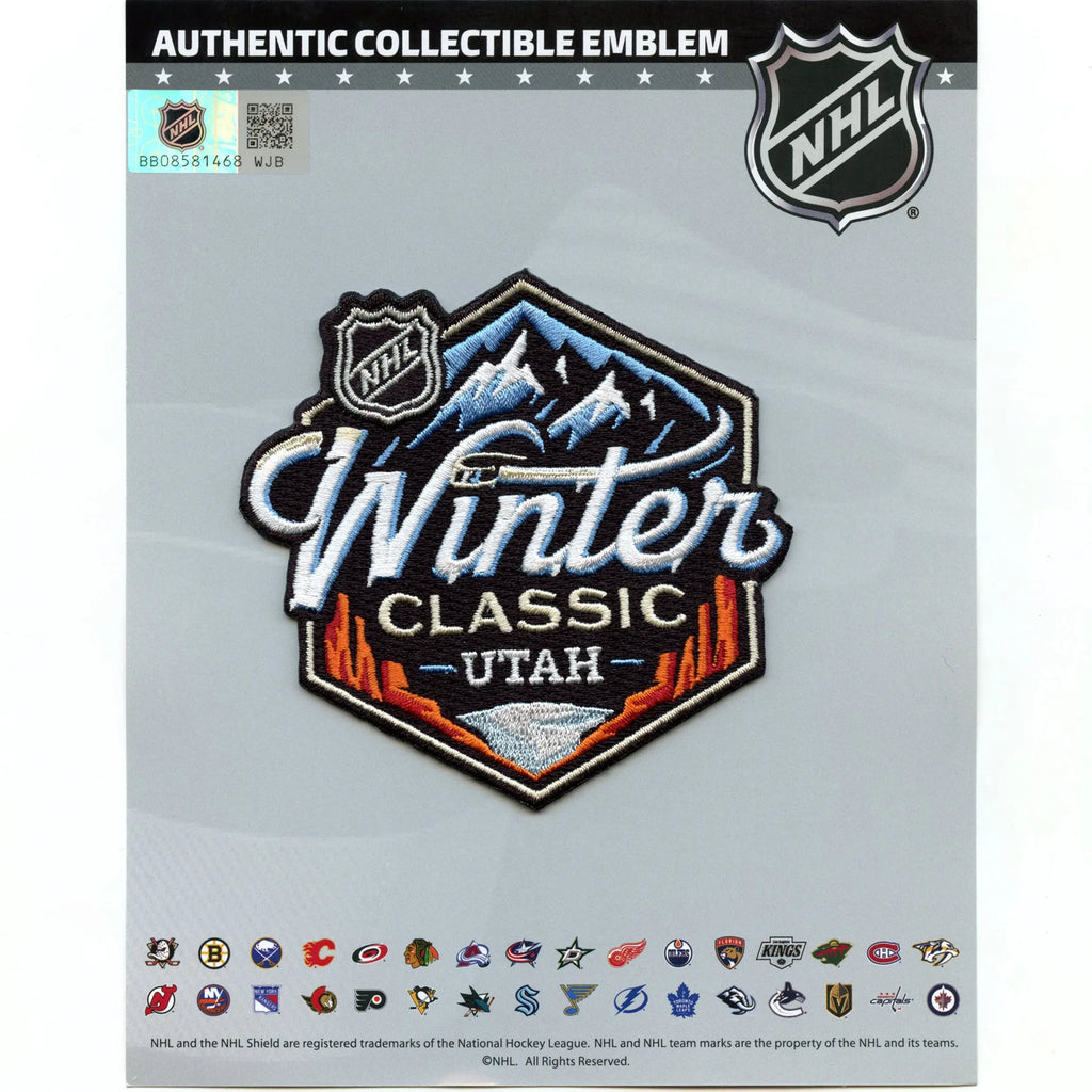 2027 NHL Winter Classic Game Jersey Patch Utah Mammoth Colorado Avalanche