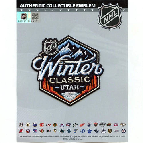 2027 NHL Winter Classic Game Jersey Patch Utah Mammoth Colorado Avalanche
