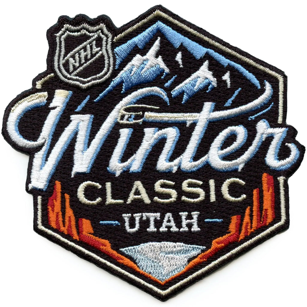 2027 NHL Winter Classic Game Jersey Patch Utah Mammoth Colorado Avalanche