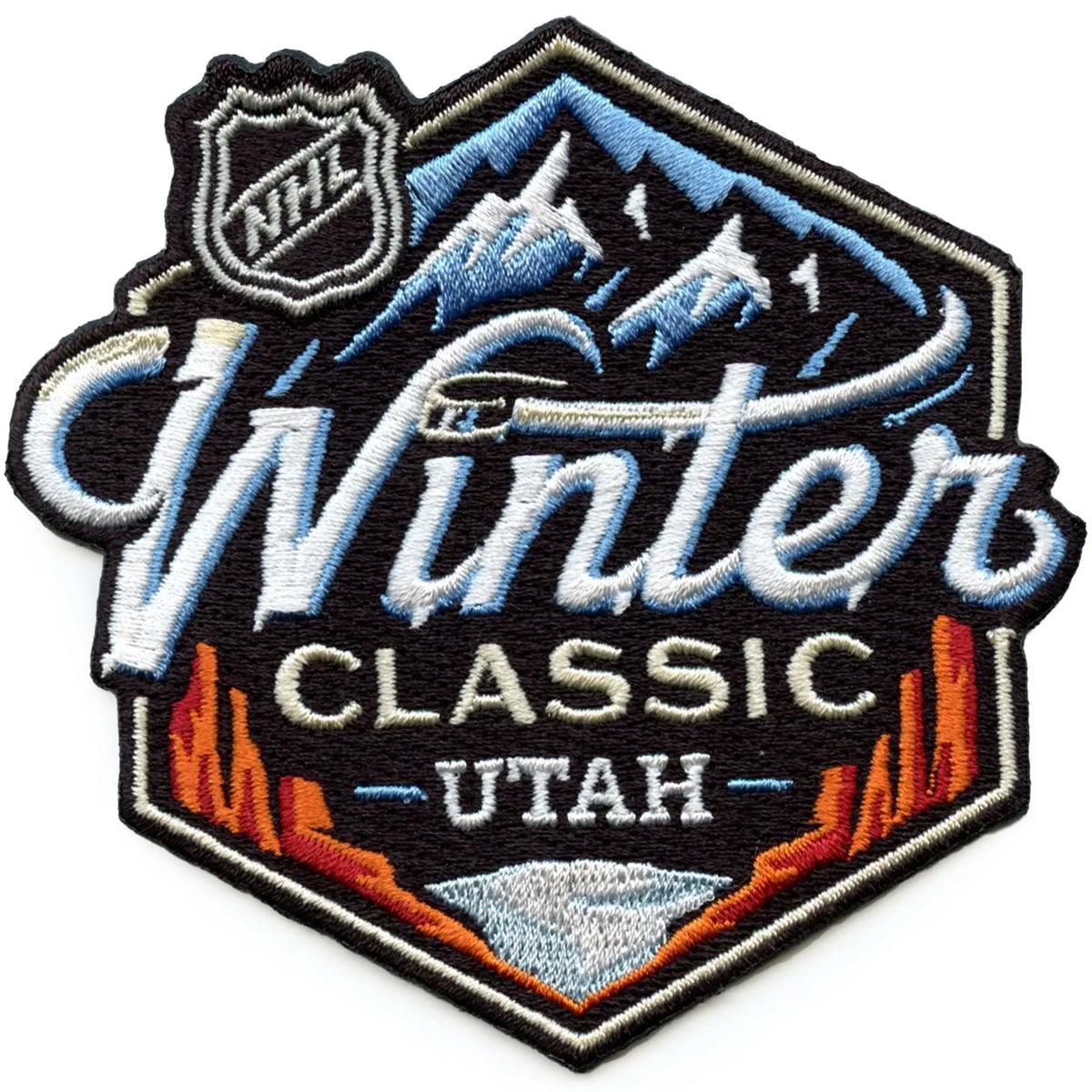 2027 NHL Winter Classic Game Jersey Patch Utah Mammoth Colorado Avalanche
