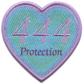 444 Angel Numbers Patch Protection Mythology Psychic Embroidered Iron On