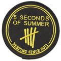 5 Seconds Of Summer Patch Derping Stamp Pop Rock Embroidered Iron On