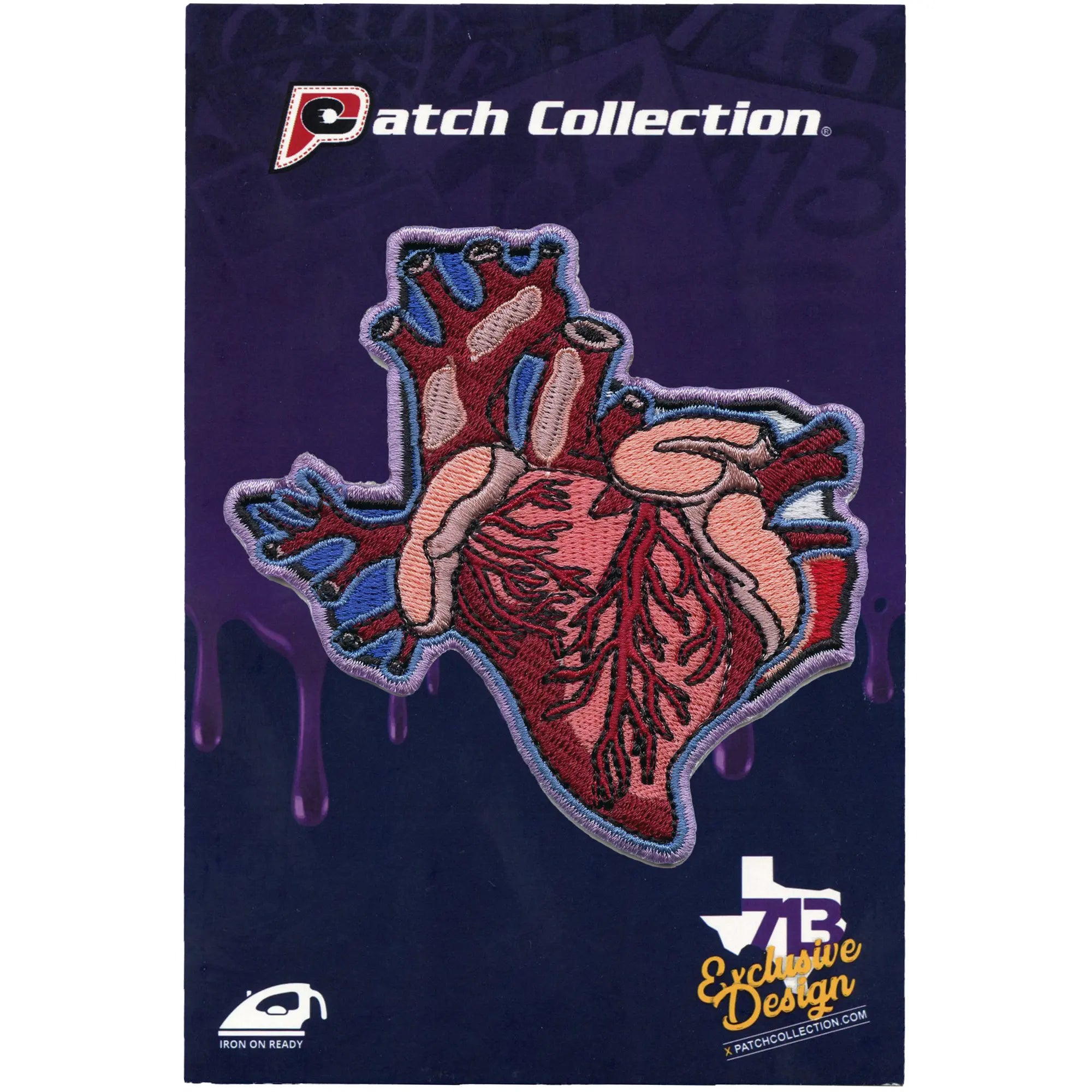 713 Deep in the Heart of Texas Patch Texas Pride Embroidered Iron on