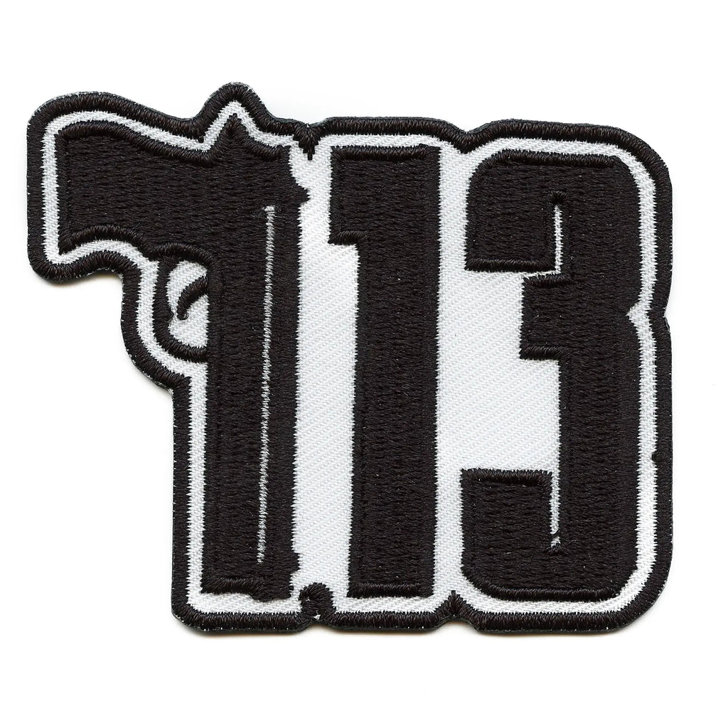 713 Houston Gun Patch City Pride Hand Embroidered Iron on