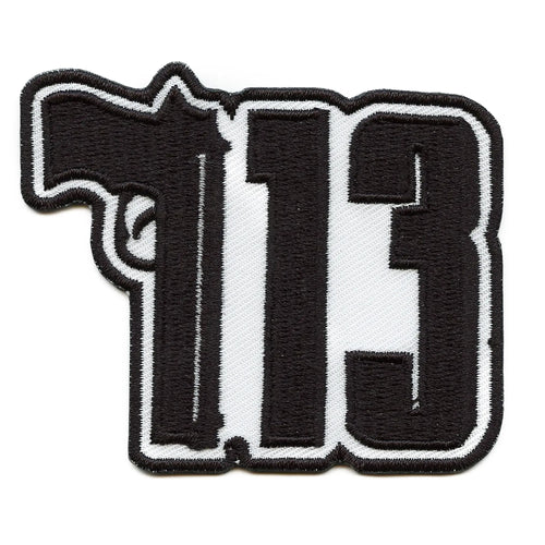 713 Houston Gun Patch City Pride Hand Embroidered Iron on