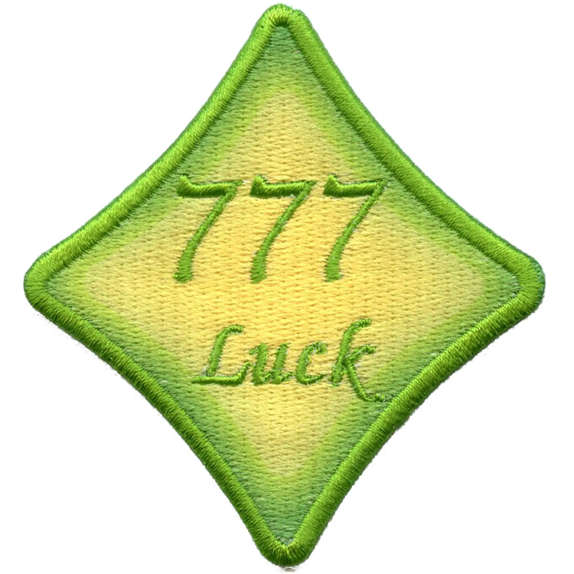Patch brodé thermocollant avec les nombres angéliques 777, porte-bonheur, mythologie, psychique