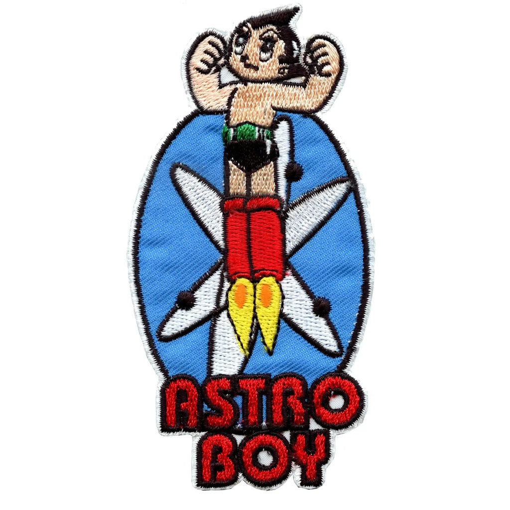 A Flying Pose Patch Astro Boy Movie Embroidered Iron On