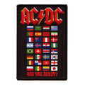 ACDC Are You Ready? Patch Classic Rock Band Sublimated Embroidered Iron On