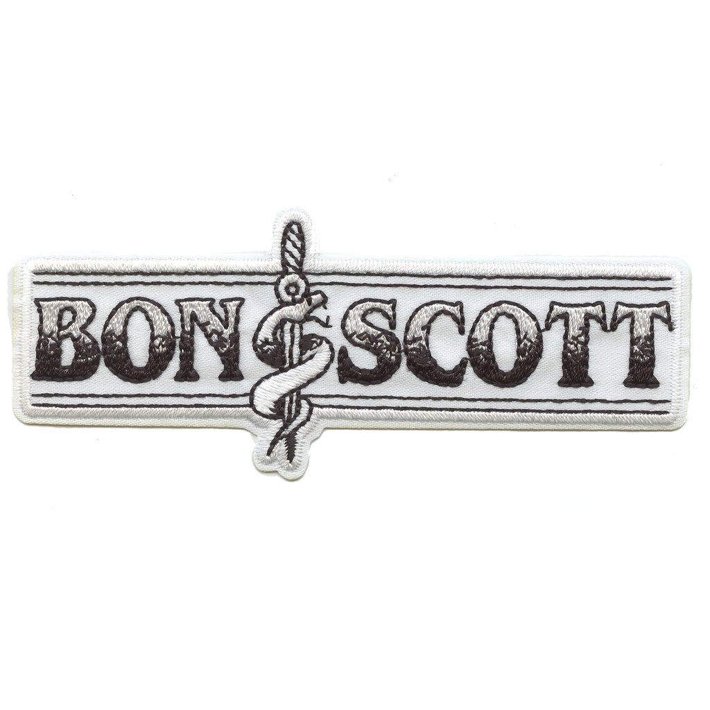 ACDC Bon Scott Snake Patch Rock Band Music Embroidered Iron On