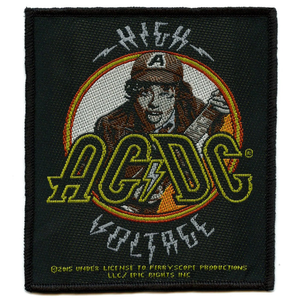 ACDC High Voltage Album Patch Rock Band Music Woven Iron On – Patch ...