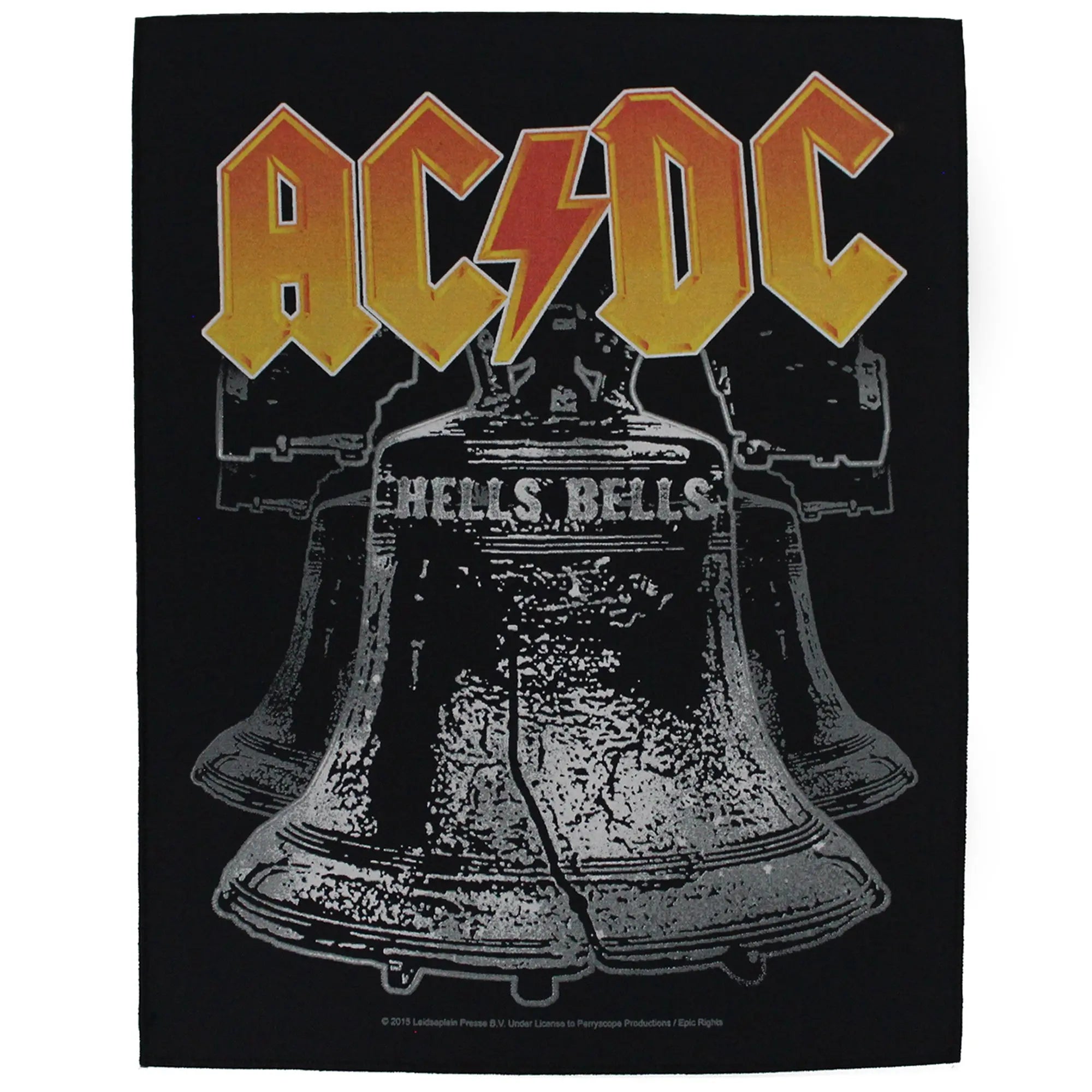 ACDC Hells Bells Patch 70s Rock Band XL DTG Printed Sew On – Patch ...