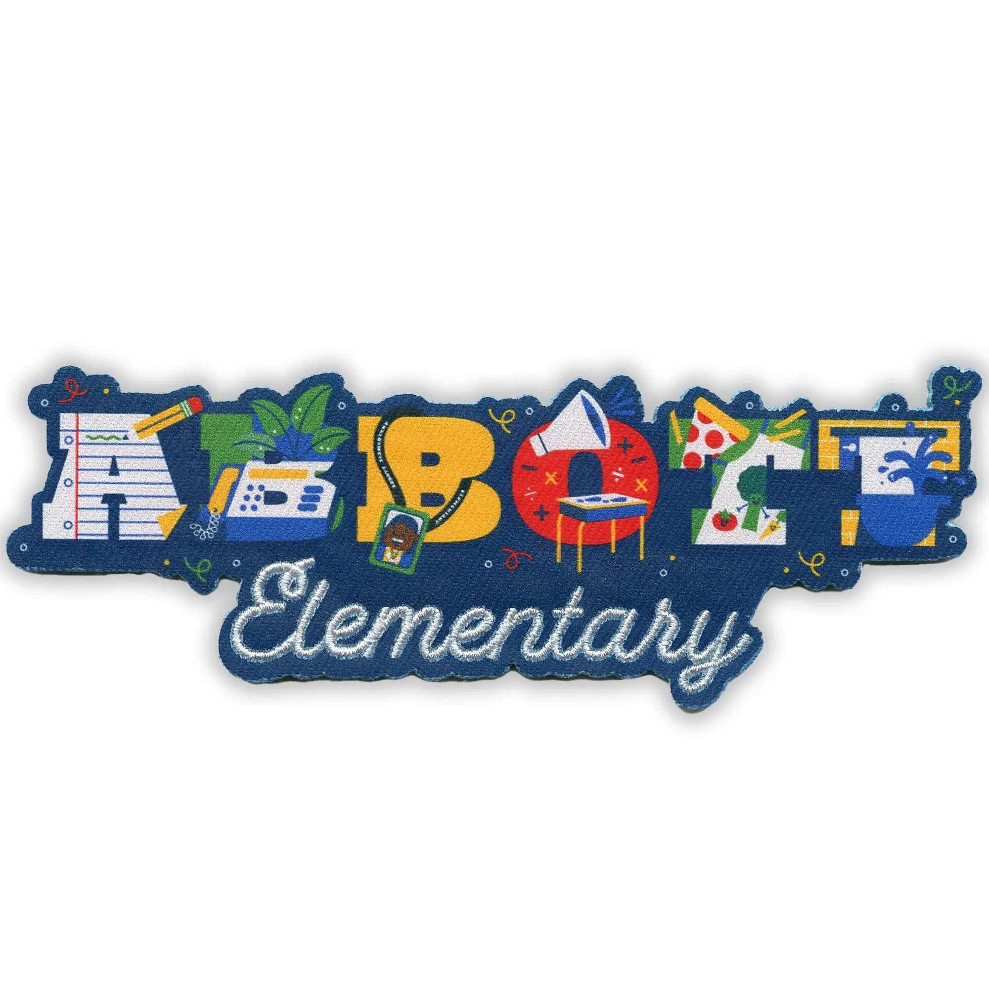 Abbott Elementary Logo Patch Comedy TV Show Sublimation Embroidered Iron On