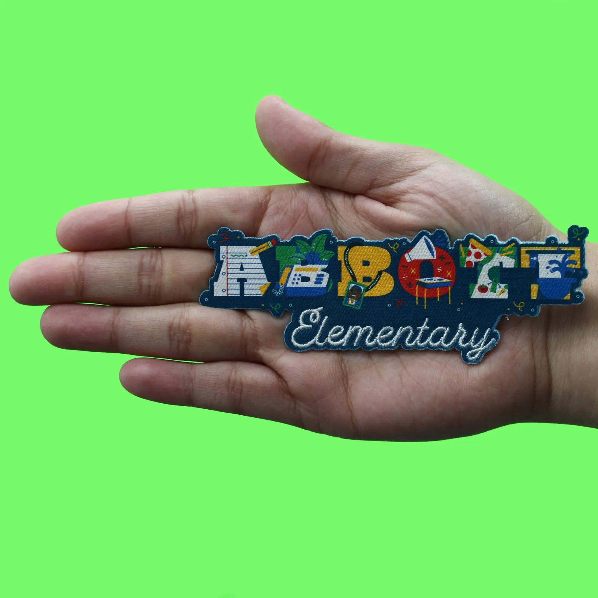 Abbott Elementary Logo Patch Comedy TV Show Sublimation Embroidered Iron On