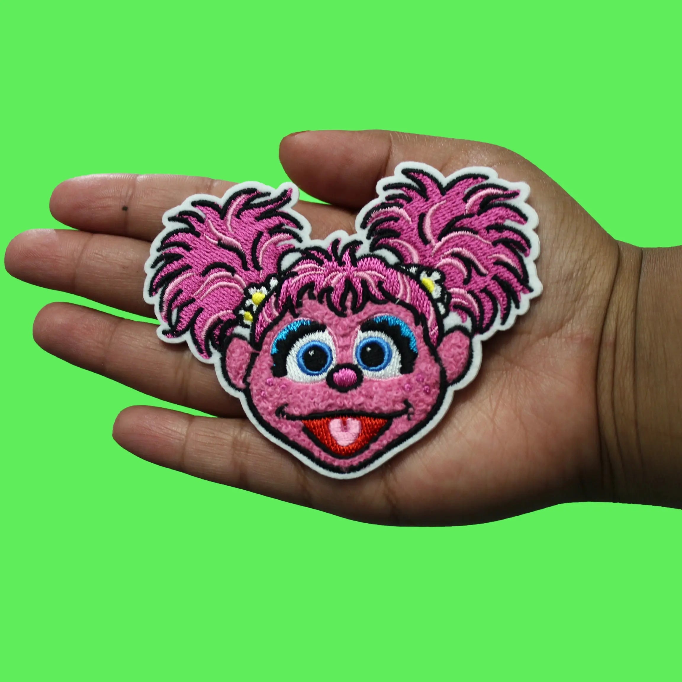 Abby Cadabby Portrait Patch 123 Sesame Street Chenille Embroidered Iron-On