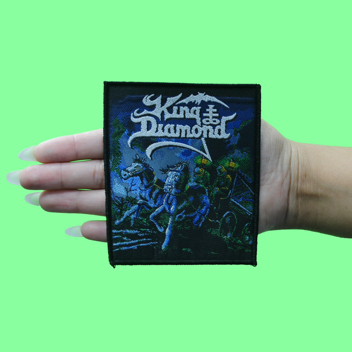 King Diamond Album Patch Abigail Cover Horror Metal Woven Sew On