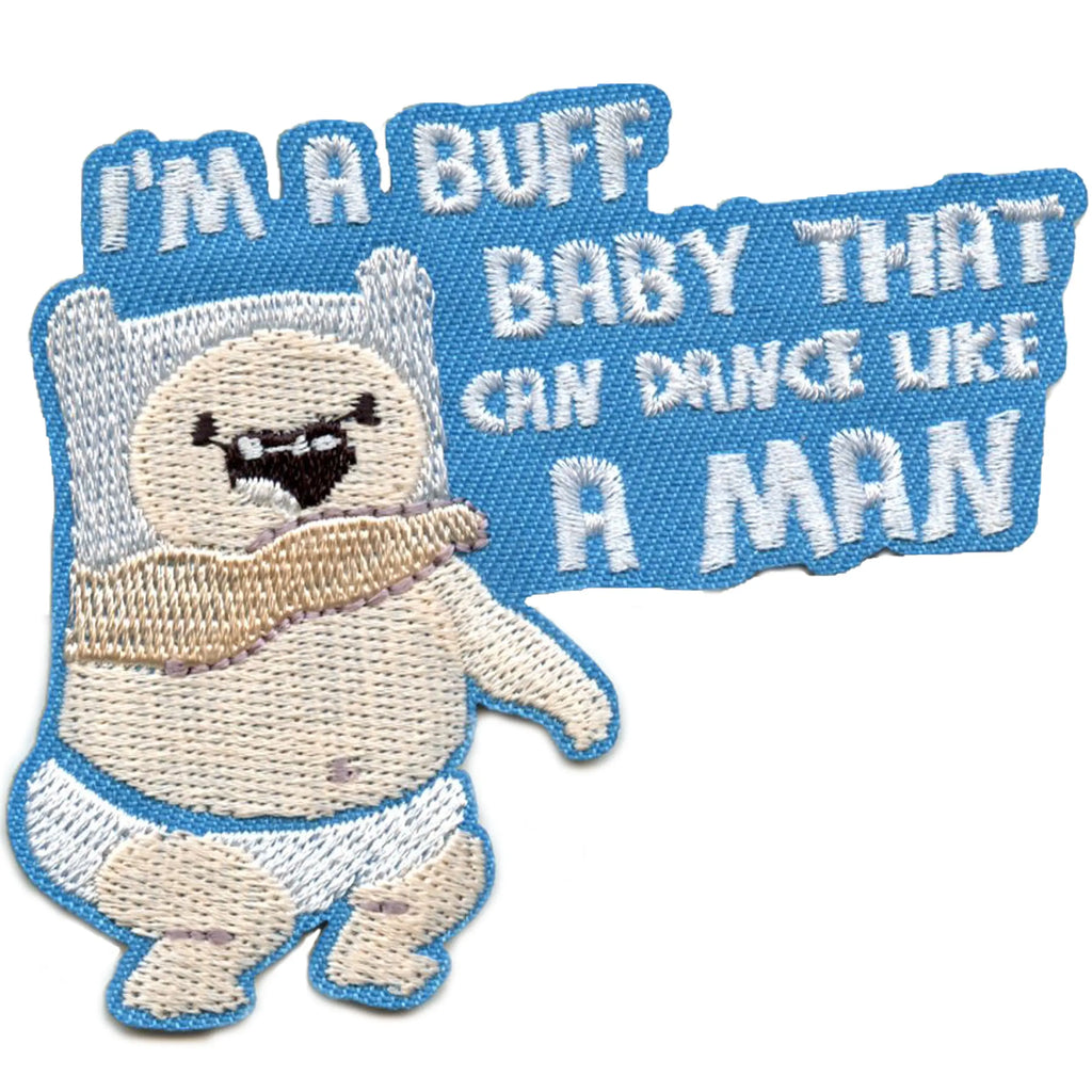 Adventure Time Baby Finn Patch Cartoon Network Animation Embroidered Iron On