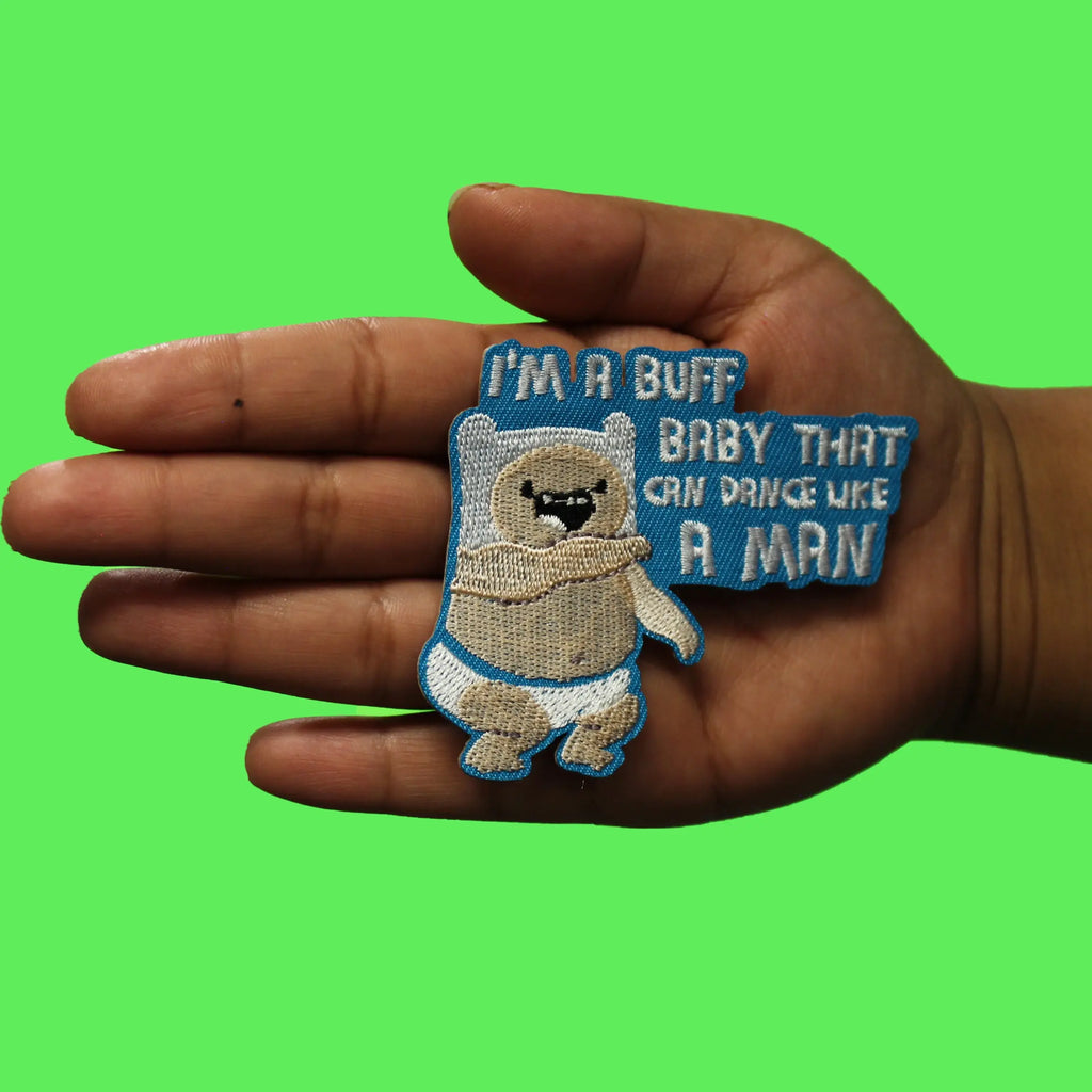 Adventure Time Baby Finn Patch Cartoon Network Animation Embroidered Iron On