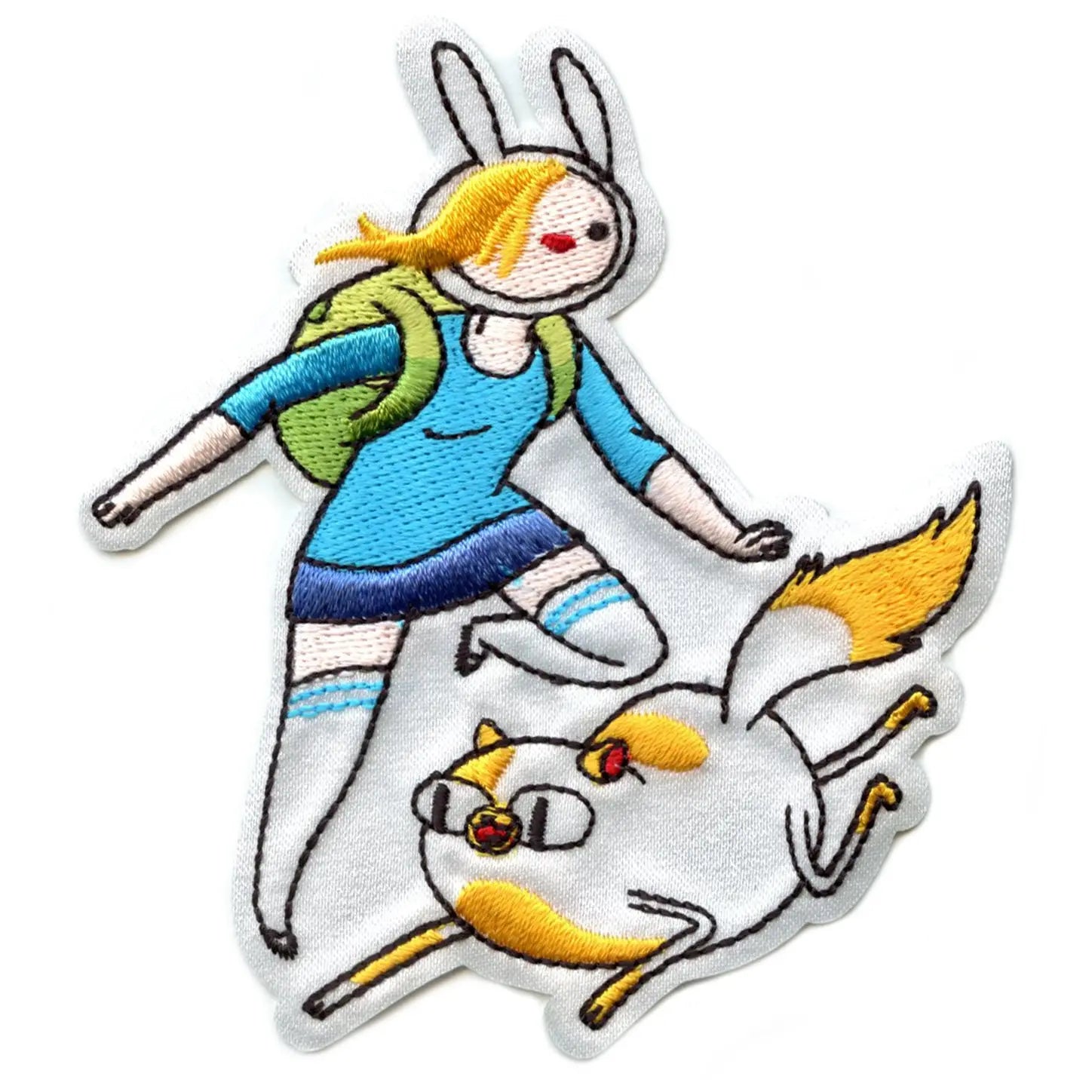 Adventure Time Fionna & Cake Patch Animated Cartoon Series Iron On