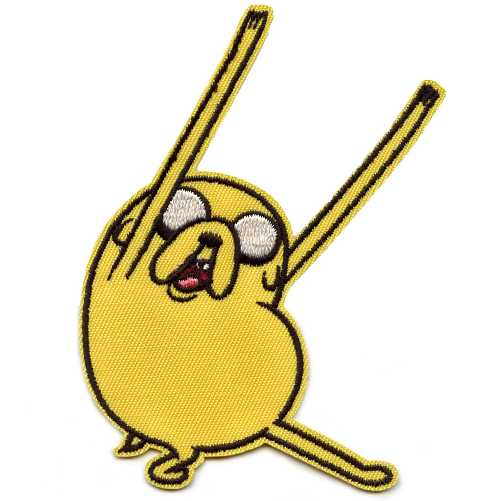 Adventure Time Jake Dance Patch TV Cartoon Character Embroidered Iron On