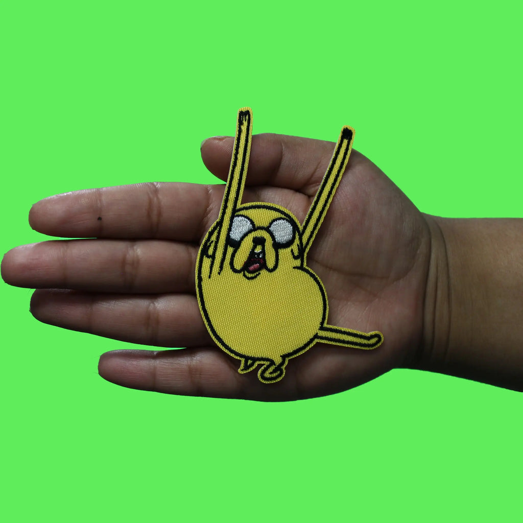 Adventure Time Jake Dance Patch TV Cartoon Character Embroidered Iron On