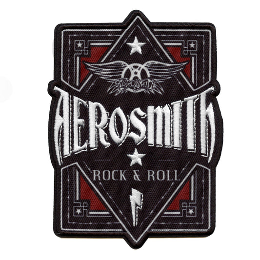 Aerosmith Rock & Roll Patch Rock Band Wings Sublimated Embroidered Iron On