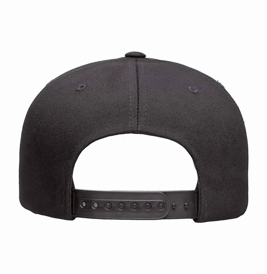 Alief Houston Hood Black 5 Panel Snapback Cap