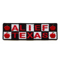 Alief Texas Cartoon Logo Patch TV Show Network Embroidered Iron On