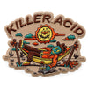 Killer Acid Alien Cowboy Patch Psychedelic Happy Stoner Embroidered Iron On