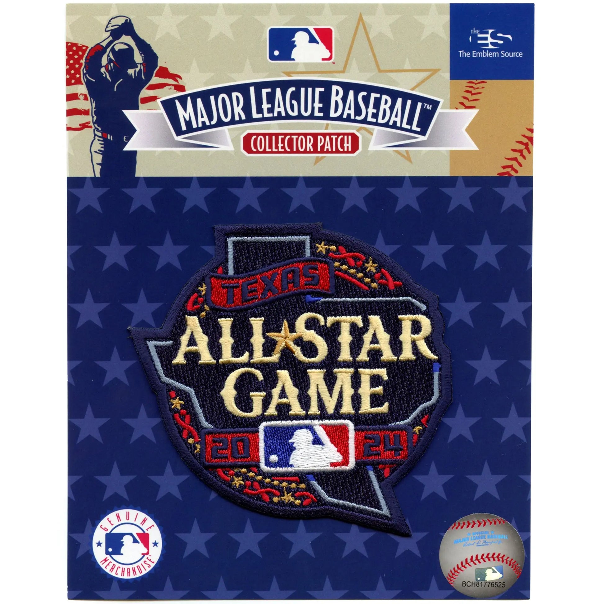 2024 MLB All Star Game Embroidered Jersey Patch Texas Rangers – Patch  Collection