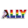 Ally Pride Script Patch LGBTQ+ Community Support Embroidered Iron On