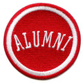 Alumni College Student Patch Houston Texas Red Graduate Embroidered Iron On
