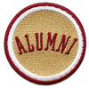 Alumni College Student Patch San Marcos Texas Tan Graduate Embroidered Iron On