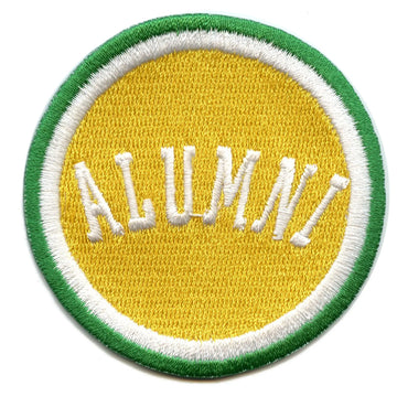 Alumni College Student Patch Waco Texas University Graduate Embroidered Iron On