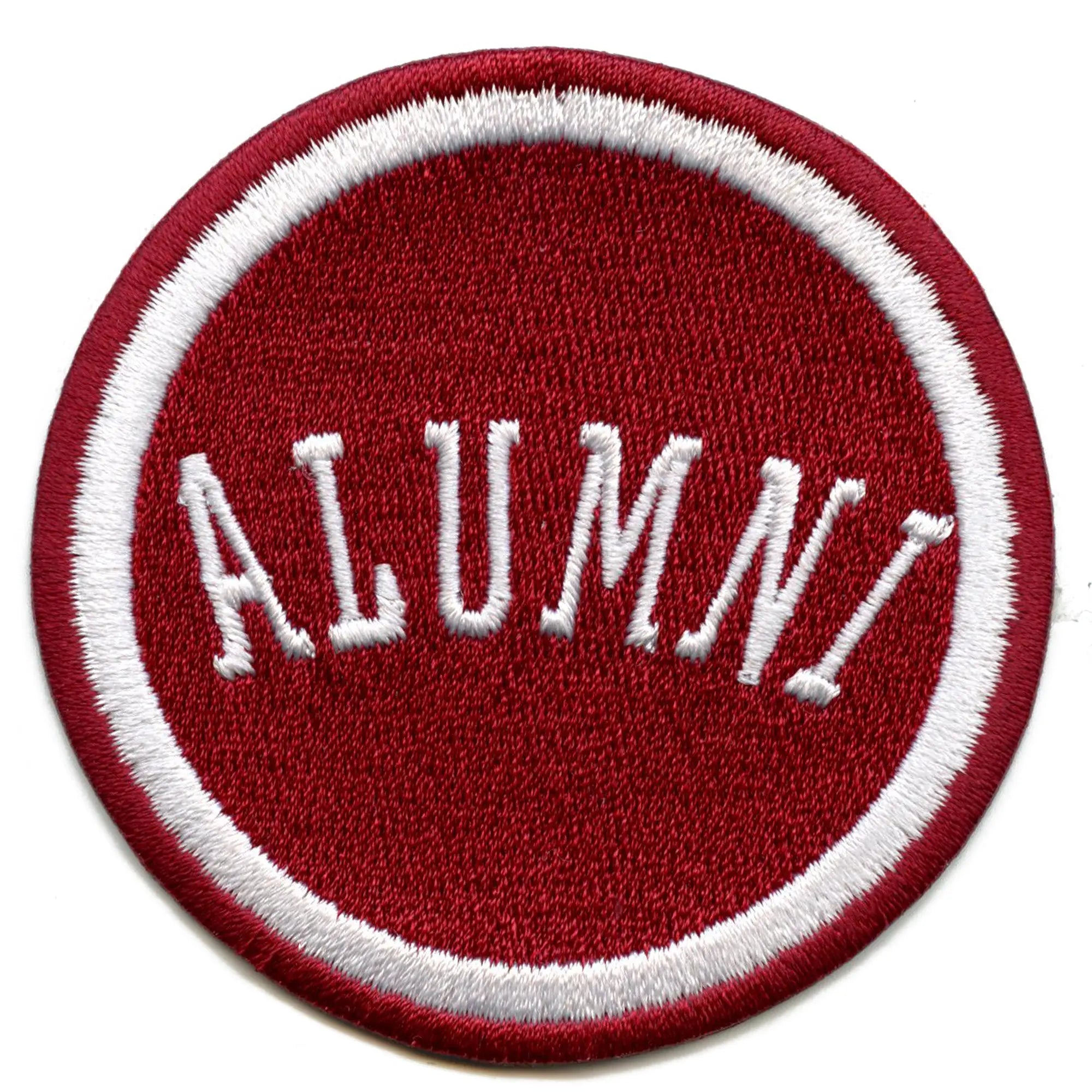 Alumni Student College Station Patch Texas Maroon Graduate Embroidered Iron On