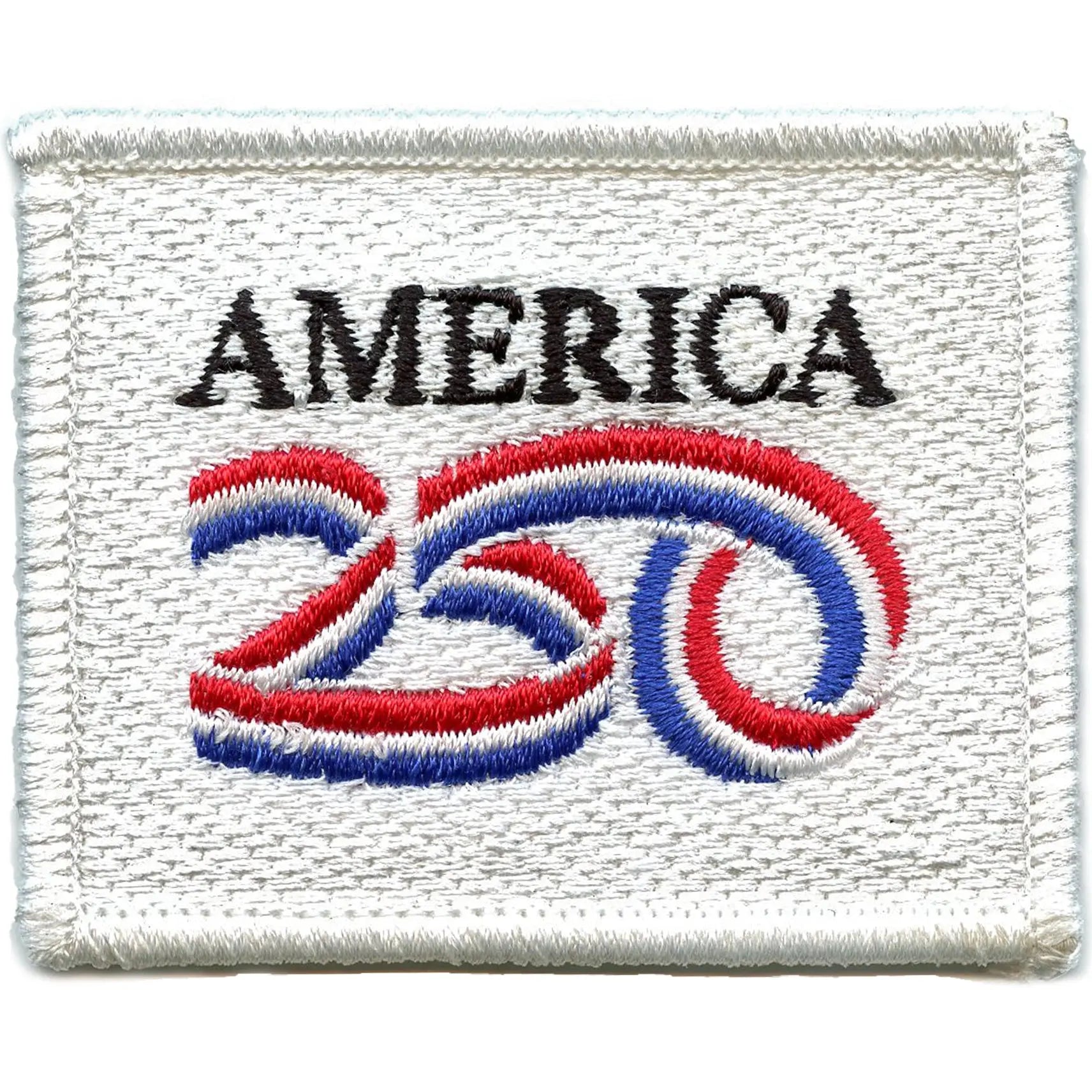 America 250™ Official Logo Patch USA Patriotic Embroidered Iron On